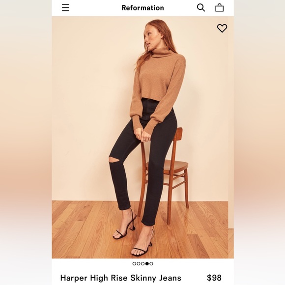 Reformation Denim - NWT Harper High Rise Skinny Jeans
